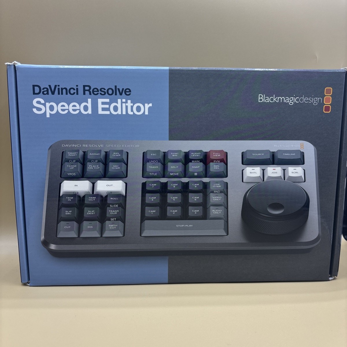 DAVINCI RESOLVE SPEED EDITOR 本体のみ Speed Editor Blackmagic Design DaVinci Resolve No Studio license