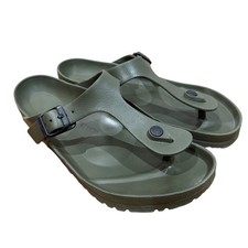 Birkenstock Gizeh Olive Green EVA Thong Sandals Women's Sz 10 Casual Comfort