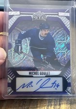 2025 Leaf Metal Legends - Michel Goulet #BA-MG2 Purple Shimmer /7 (AU)