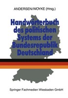 HandwöRterbuch Des Politischen Systems Der Bundesrepublik Deutschland, Wich ...
