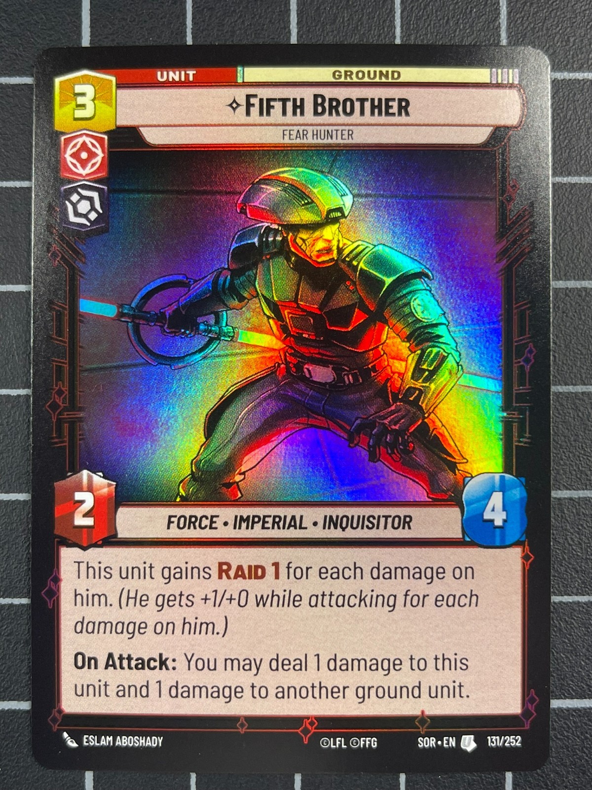 Star Wars Unlimited - Fifth Brother Foil 131