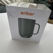 Ember Temperature Control Mug  14 oz Stainless Steel Gray Smart Mug New in Box