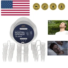 Nasal Dilators for Sleeping - 12 Nasal Cones for Breathing - Nostril Opener a...