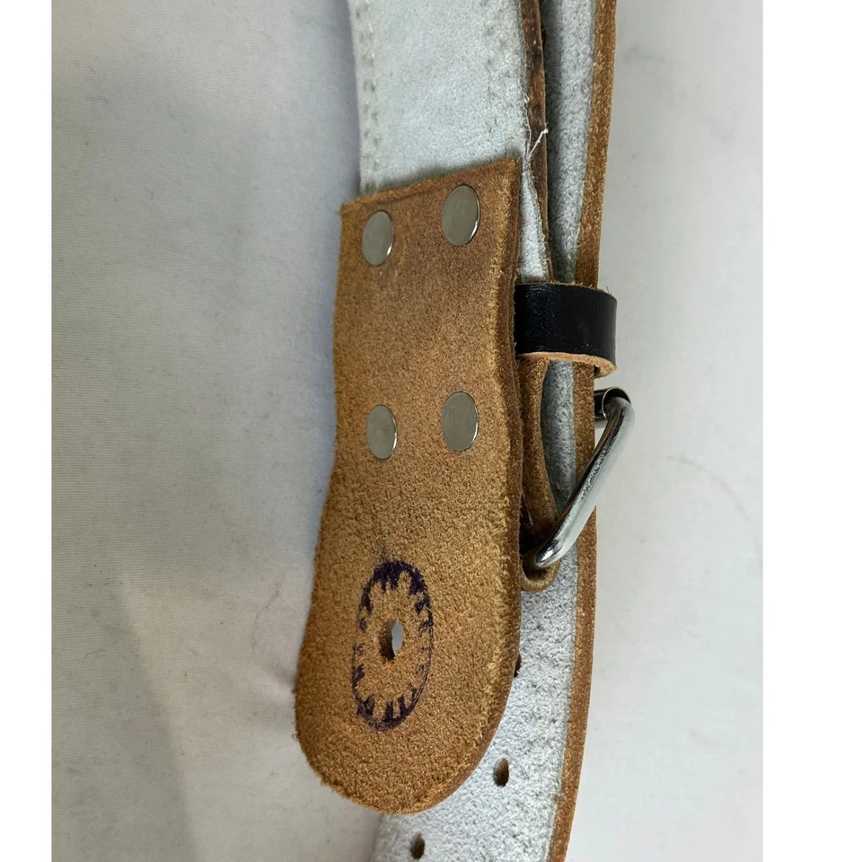 Cinturón ajustable de levantamiento de pesas de cuero Valeo de 4" de 32" a 42" nuevo con etiquetas Foto 4 de 4