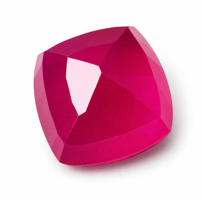 AAA + RUBIN rotes quadratisches Kissen 9,30 ct EDEL natürlicher...
