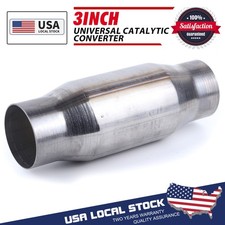 Catalytic Converter 3 Inch 1 Pcs High Flow Universal Catalytic Convert 3 Inch Catalytic Converter 3 Inch 1 Pcs High Flow Universal Catalytic Convert 3 Inch