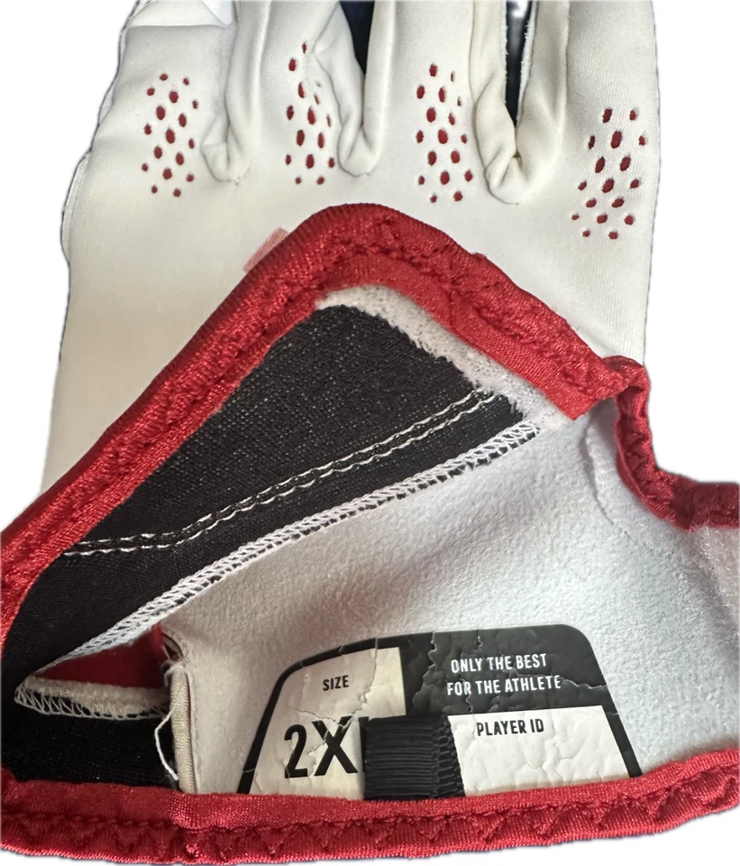 印第安纳大学印第安纳州足球队阿迪达斯手套-印第安纳州脚本 2XL — 第 4/4 张图片