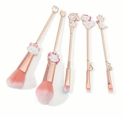 Disney Katzen Make-up 5 Stück Pinsel Set Teenager Hautpflege Aristokraten Rosa 