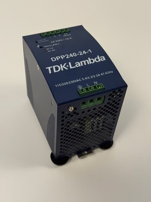 TDK-Lambda DPP240-24-1 DIN Rail Power Supply 24VDC 10A 240W AC-DC