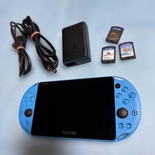 Sony PlayStation PS Vita PCH-2000 Slim Aqua Blue Model