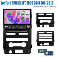 10.2" Radio for Ford F150 XL XLT 2009- 2012 Wireless CarPlay Android Auto Stereo