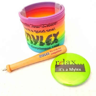 MYLEX - Strange Memento Memorabilia Advertising Lot - Pin Slinky Pen