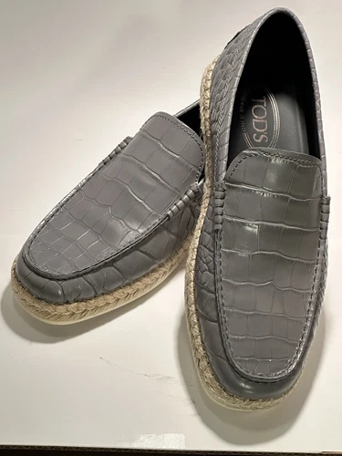 Mocassino espadrillas Tod’s Fashion $ 675 00 taglia 9 9 5 US 42 42 5 EU