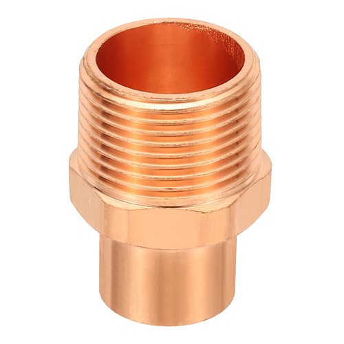 3/4 x 1 Male Adapter Fitting with C x M Connection, Copper Pipe Fitting