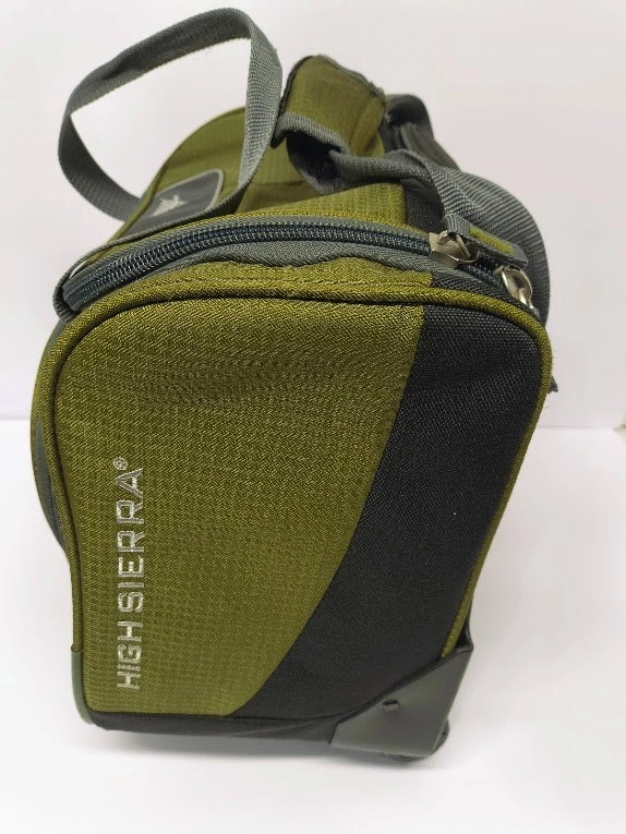 Bolsa de equipaje de mano High Sierra Rolling Pop Up Handle 16" x 13" verde y gris Foto 4 de 4