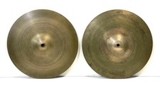 Vintage Zildjian 13  Pair Hi Hat Cymbals