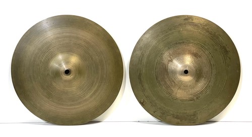 Vintage Zildjian 13” Pair Hi Hat Cymbals