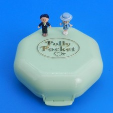 Bambole vintage Polly Pocket POLLY'S SCHOOL compatte Bluebird 1990 100%