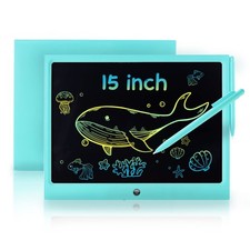 LCD Writing Tablet for Kids, 15 Inch Colorful Electronic Doodle Board, Education