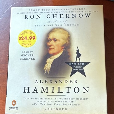 Penguin Audio Alexander Hamilton by Ron Chernow, Abridged CD, 12hr, Grover