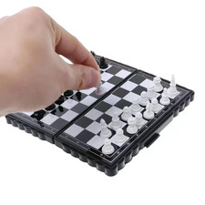 Mini Magnetic Chess Set Folding Portable Boar...