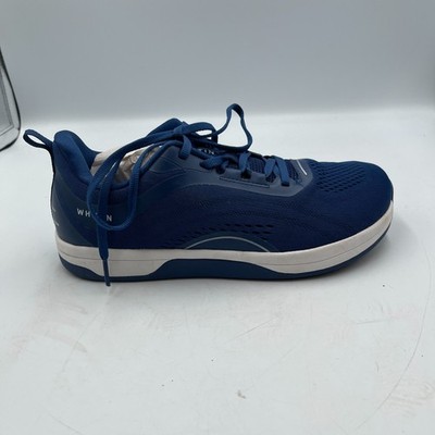 Whitin S25 Women's 8.5 Road Running Shoes Blue Mesh Lace Up Athletic Sneakers