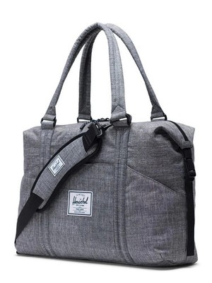Herschel Supply Co. Kids Raven Crosshatch Strand Tote Sprout Diaper Bag NWT