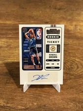2022-2023 Contenders Basketball Kendall Brown Rookie Ticket Auto