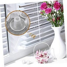 Rail inférieur aveugle en plastique transparent 50 pour stores horizont