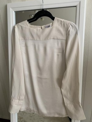 Women Brunello Cucinelli Shirt White Silk 38 / M /