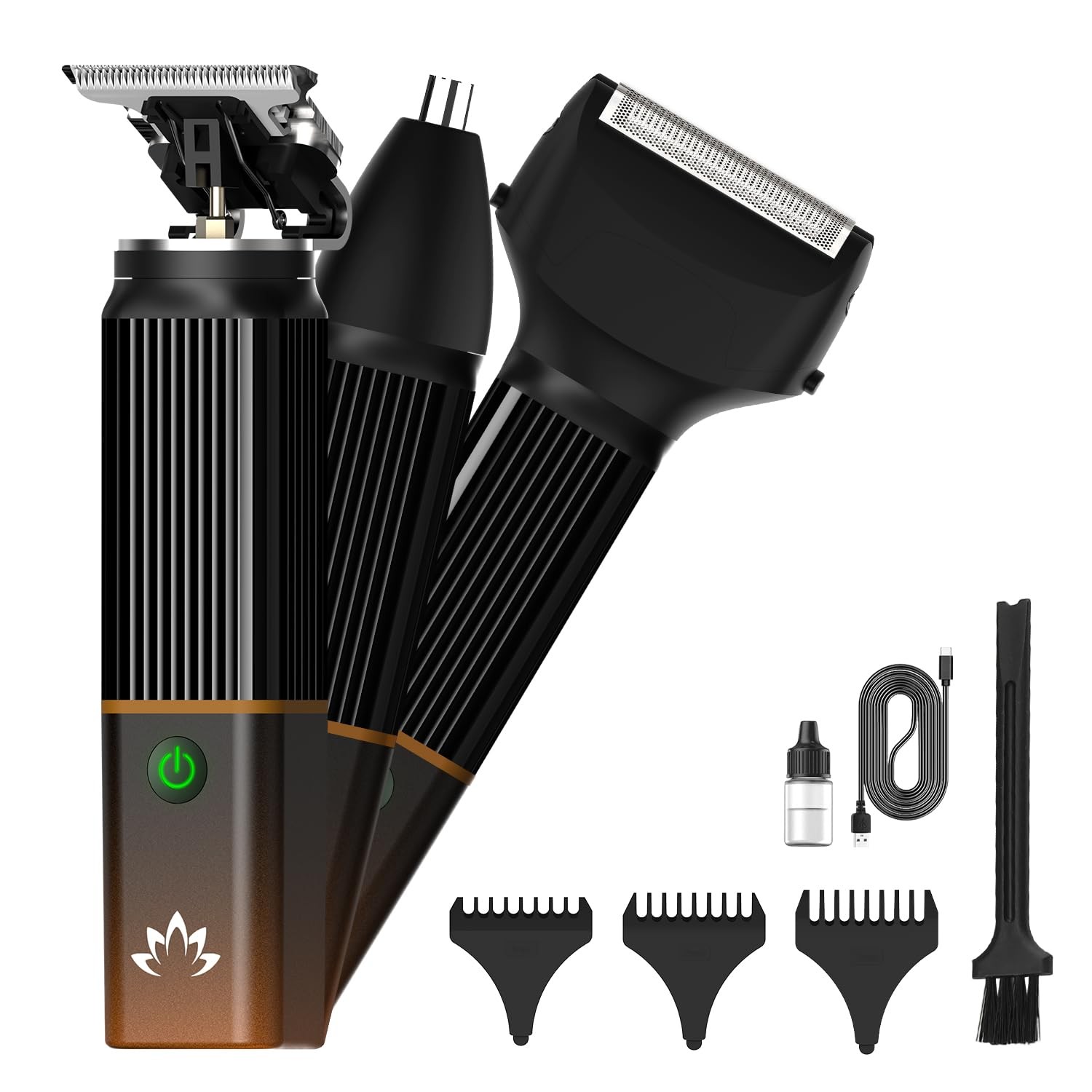 Men's T-Blade Hair Clipper Electric Shaver & Nose Trimmer-image
