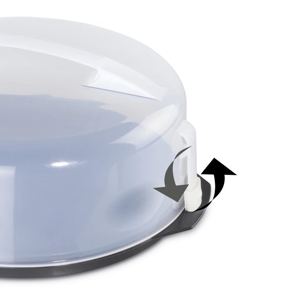 Xavax Kuchentransportbox Kuchenbox, rund mit Deckel f. Blechkuchen Häppchen etc. - Bild 3 von 4