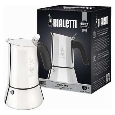 Bialetti Venus Induction Coffee Maker 6 Cups Stainless Steel 6 Cup - 0007255
