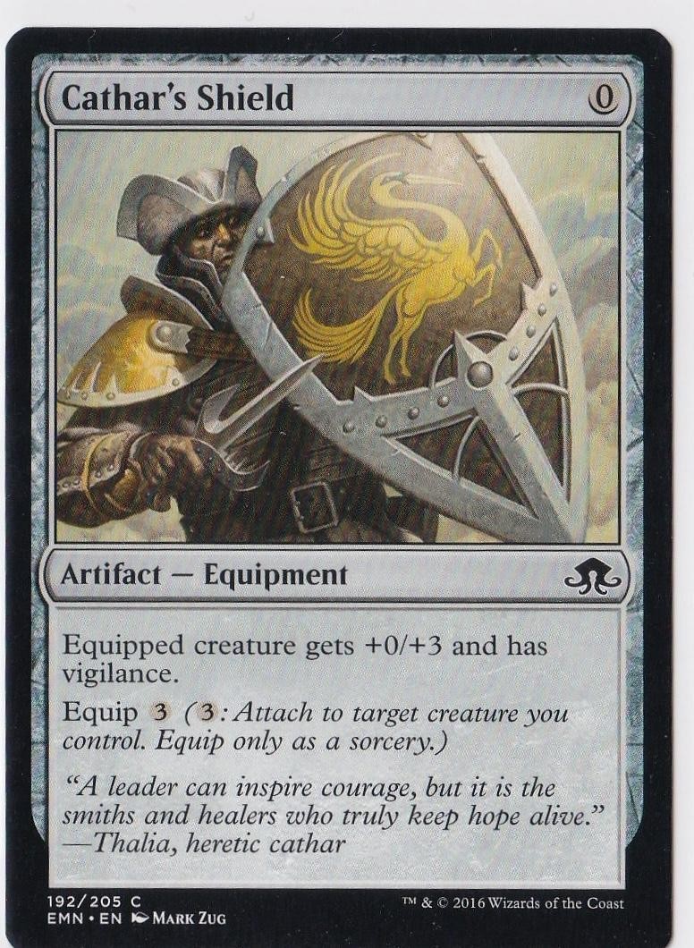 Cathar's Shield 192 C Eldritch Moon Magic: The Gathering NM