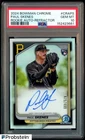 2024 Bowman Chrome Refractor Paul Skenes RC Rookie ON CARD AUTO /499 PSA 10