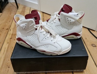 Air Jordan 6 Retro Maroon (2015)   Gr. 42   Top Zustand   Nike Air + Rechnung