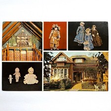 1960s  Beulah Hawkins Doll Museum   Sta Monica California Rare Vintage Postcard
