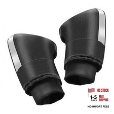 Waterproof Motorcycle Handlebar Mittens Winter ATV Hand Muffs with Reflective