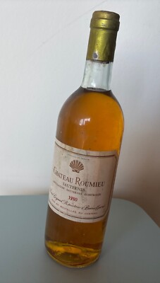 Chateau Roumieu SAUTERNES 1980 0,75 L Pierre Goyaud Proprietaire a Barsac