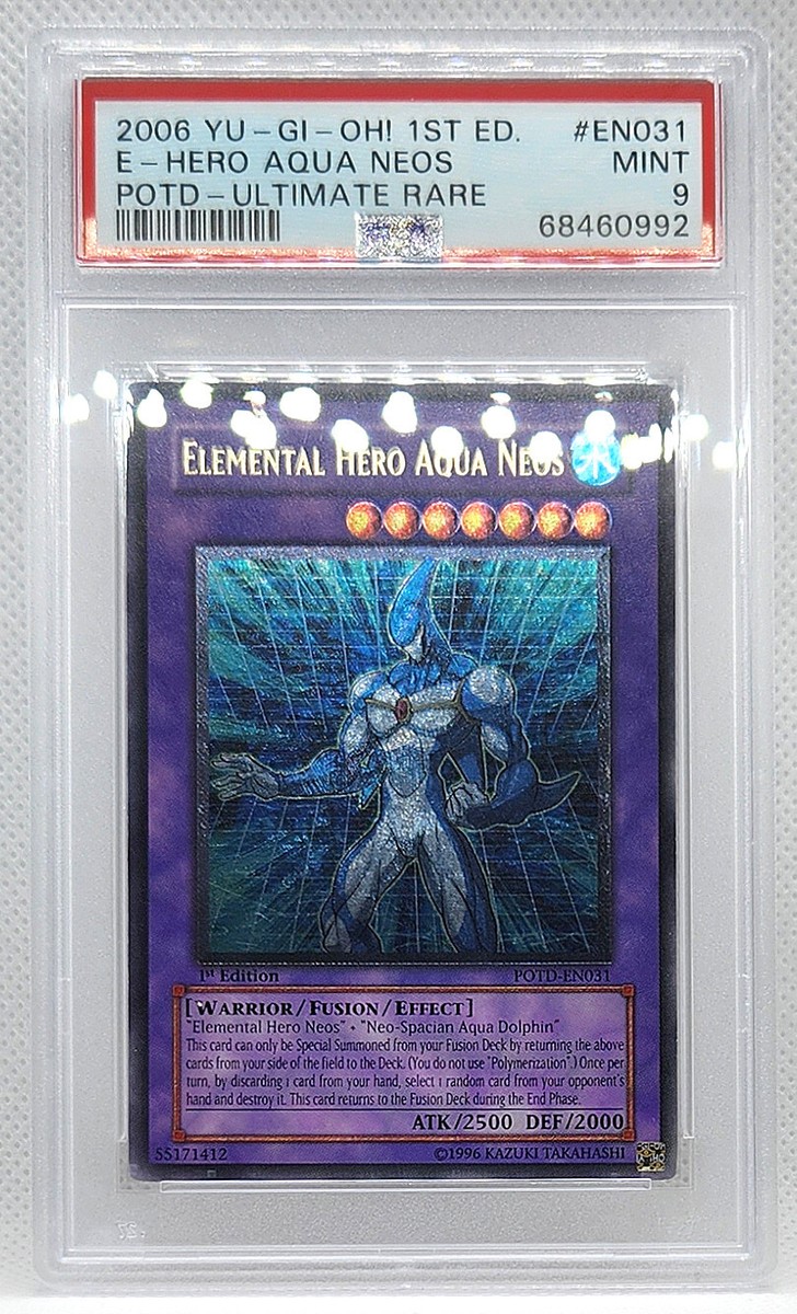 遊戯王 英語版 E・HERO アクア・ネオス レリーフ POTD-EN031 YUGIOH 1ST ED POTD-EN031 ELEMENTAL HERO AQUA NEOS ULTIMATE