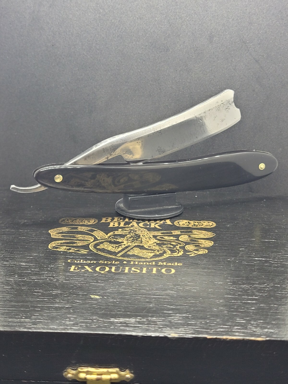 Antique/Vintage 7/8 Wade & Butcher Sheffield Straight Razor w/ brass wedge inlay Prijs, 2022