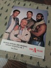 80s MR T fan color photo A TEAM TV stars 8"x11" facsimile signature — photo 1