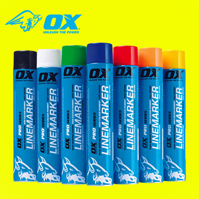 Ox Tools OX-T022607 schwarz - Permanent Line Marker Spray 750ml
