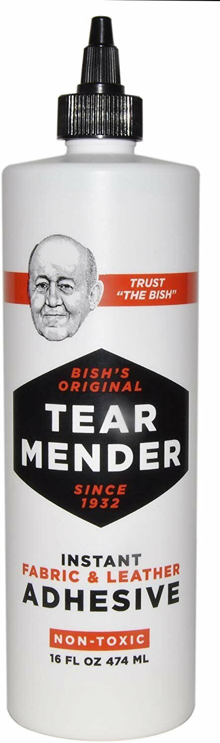 Tear Mender TM-16-EA Instant Fabric and Leather Adhesive, 16 Oz Bottle, Tg-16