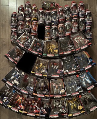 Titanium Serie COLLECTION Die Cast Transformers Generation G1 LOT OF 46 FIGURES!