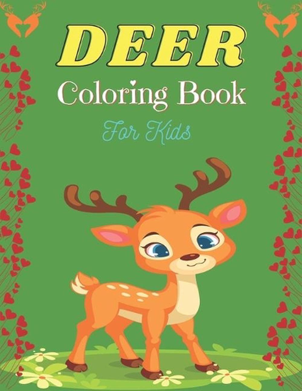 DEER Coloring Book For Kids Lovely Coloring Book For girls and boys