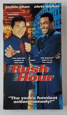 Rush Hour VHS VCR Tape Jackie Chan 1998 Movie 97 Minute Video 