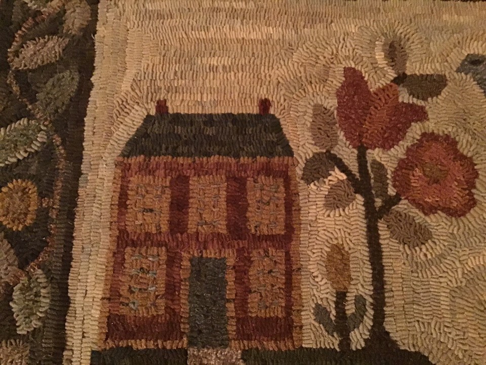 INCREDIBLE PEGGY TEICH HOOKED RUG eBay