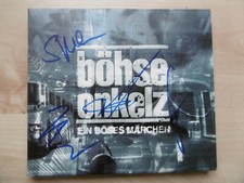 Böhse Onkelz autographs signed CD cover "An evil fairy tale"