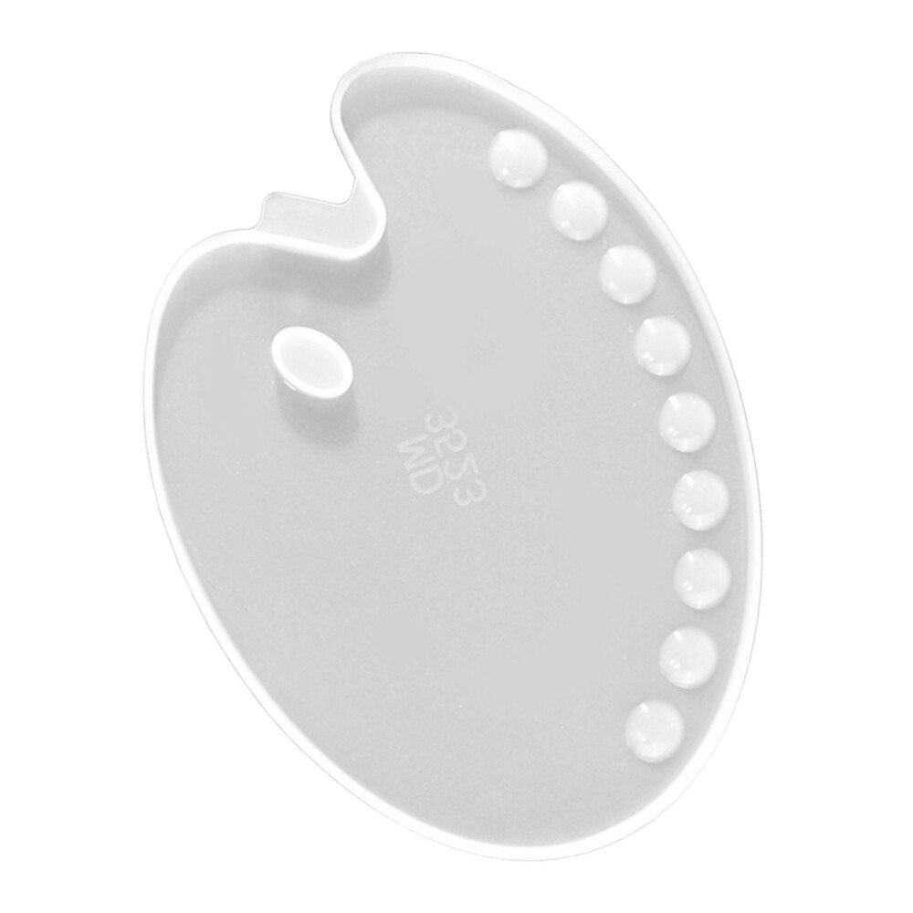 Art Resin Clear Silicone Tray Resin Silicone Paint Paint Pallete Epoxy Resin